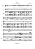 Ave, song for soprano, flute and piano
